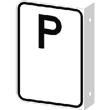 Stationnement autorisé recto-verso